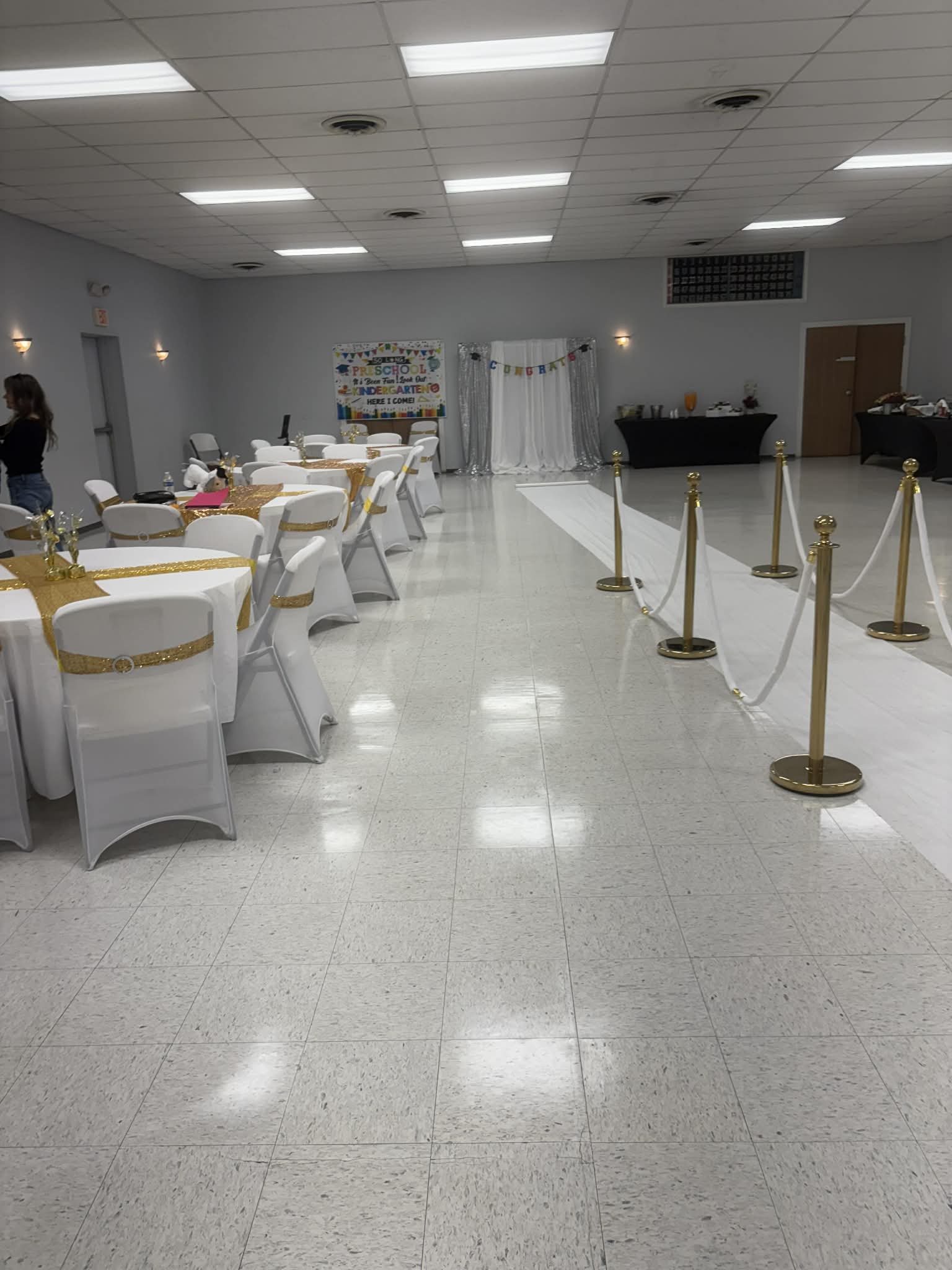 Elegant banquet setup